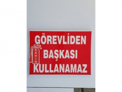Uyarı Yön Levhaları ve Fosforlu Levhalar
